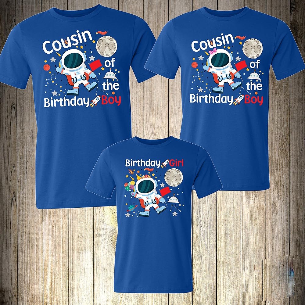 Amazon.com: Astronaut Shirts T Shirts Party Family Shirts Birthday